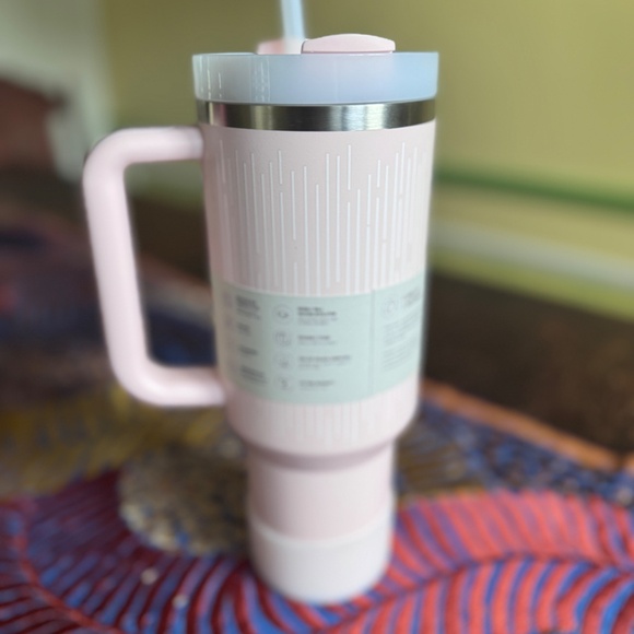 NWoT Stanley Rose Pink Quencher H20 Tumbler FlowState Stainless Steel 40OZ - Picture 2 of 6